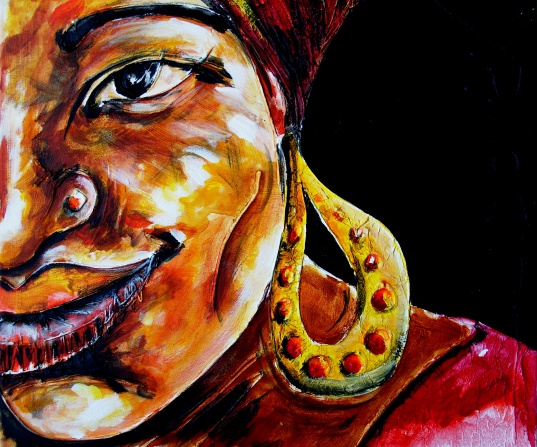 Tantie Brigitte (2010) 50x50cm 